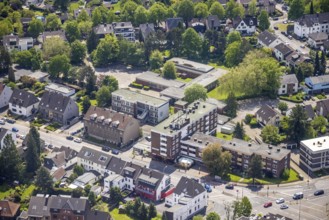 Aerial photograph, Lierbergschule - Städt. Primary school, Speldorf, Mülheim an der Ruhr, Ruhr