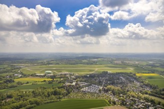 Aerial photo, Airport Essen/Mülheim, Holthausen - Südost, Mülheim an der Ruhr, Ruhr area, North