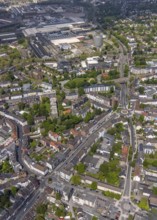 Aerial view, Geneba Industrial Park, Altstadt II, Mülheim an der Ruhr, Ruhr area, North
