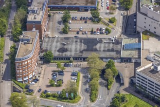 Aerial view, Forum City Mülheim, Hans-Böckler-Platz, Altstadt I - Südost, Mülheim an der Ruhr, Ruhr