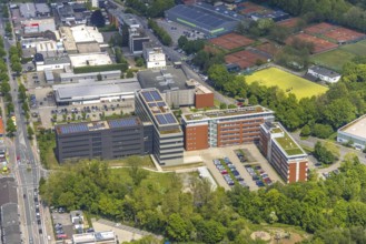Aerial view, company campus ALDI International Services GmbH, Saarn, Mülheim an der Ruhr, Ruhr