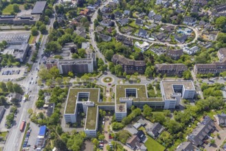Aerial view, office building Aon Deutschland Holding, Saarn, Mülheim an der Ruhr, Ruhr area, North