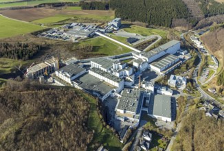 Brewery C.& A. VELTINS GmbH & Co. KG, construction site and new building, Grevenstein, Meschede,