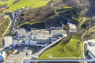 Brewery C.& A. VELTINS GmbH & Co. KG, construction site and new building, Grevenstein, Meschede,