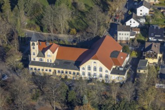 Aerial view, Wilhelmshöhe Menden venue in Menden, Sauerland, North Rhine-Westphalia, Germany, DE,