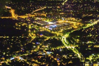 Aerial view, Marler Stern shopping centre, Marl, Ruhr area, North Rhine-Westphalia, Germany,