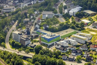 Aerial view, St. Josefs-Hospital Lennestadt, Altenhundem, Lennestadt, Sauerland, North