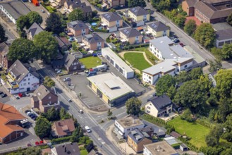 Aerial photo, nursing home Haus Weddinghofer Straße, Kamen, Ruhr area, North Rhine-Westphalia,