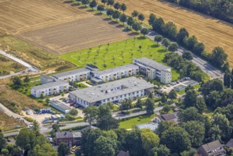 Aerial view, Peter and Paul retirement home in the Methler district, Kamen, Ruhr area, North
