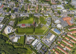 Aerial view, Start-up centre and Technopark Kamen on the former site of the Monopol Schacht Grillo