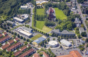 Aerial view, Start-up centre and Technopark Kamen on the former site of the Monopol Schacht Grillo