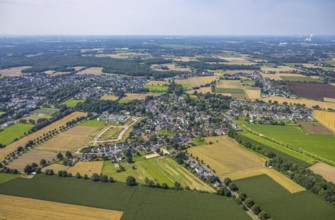 Aerial view, Peter and Paul retirement centre and construction site of a climate protection