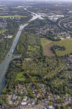 Aerial view, allotment garden association Horsthausen and allotment garden association Herne-Baukau