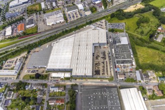 Aerial view, Sonepar branch electrical wholesale, Natorp, Holzwickede, Ruhr area, North