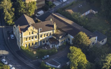 Aerial view, The border between Bochum and Herne runs right through the former Löns Mühle