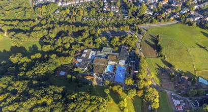 Aerial view, LAGO Die Therme Wellness-Center im Revierpark Gysenberg im Stadtteil Börnig in Herne,