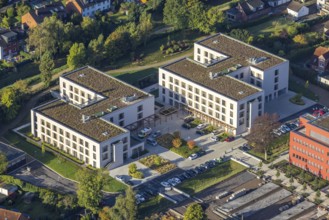 Aerial view, Widumer Höfe Campus St. Elisabeth Group with eight educational institutions in the