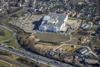 Aerial view, Zurbrüggen Wohn-Zentrum Herne, Herne-Süd, Herne, Ruhr area, North Rhine-Westphalia,