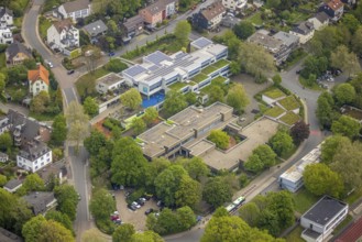 Aerial photo, Werner Richard Schule Herdecke und Realschule am Bleichstein, Herdecke, Ruhr area,