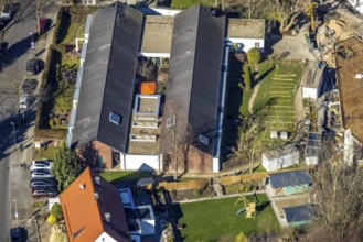 Aerial view, Lukas-Hospiz, Jean-Vogel-Straße, Herne-Süd, Herne, Ruhr area, North Rhine-Westphalia,