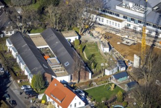 Aerial view, Lukas-Hospiz, Jean-Vogel-Straße, Herne-Süd, Herne, Ruhr area, North Rhine-Westphalia,