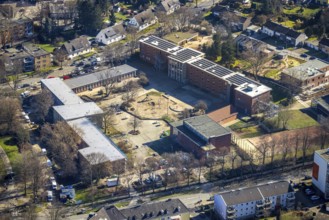 Aerial photo, Kolibri-Schule, Jean-Vogel-Straße, Hölkeskampring, Herne-Süd, Herne, Ruhr area, North