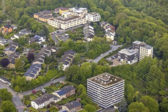 Aerial view, retirement home Parkanlage Nacken, Ambulanticum GmbH, Herdecke, Ruhr area, North