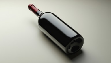 Continuous Flow Of Wine Bottles: A Beautiful And Endless Display Of Wine Bottles In A Never-Ending
