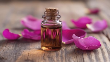 Wooden Tray Infused With Rose Petal Essential Oil: Aromatic, Natural Fragrance Perfect For
