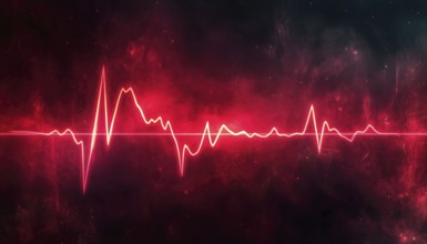 Cardiogram: Monitoring Your Heartbeat With Electrocardiogram Technology. Keeping Track Of Your