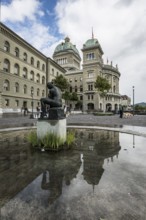 Parliament building, Federal Palace, Old Town, Bern, Canton of Bern, Switzerland
