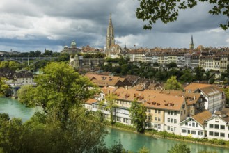 Panorama, Old Town, Bern, Canton of Bern, Switzerland