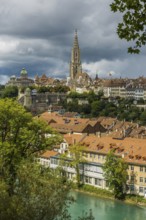 Panorama, Old Town, Bern, Canton of Bern, Switzerland