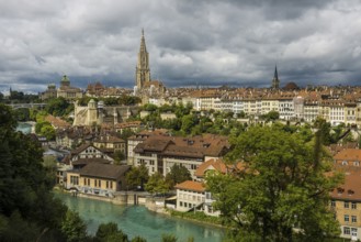 Panorama, Old Town, Bern, Canton of Bern, Switzerland