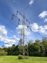 Large tall overhead line mast High-voltage mast Electricity mast Support mast Suspension of