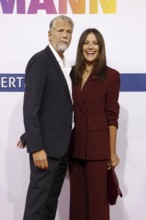 Kai Wiesinger and Bettina Zimmermann arriving at the Bertelsmann Summer Party 2025 at the