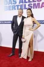 Franjo Pooth and Verona Pooth arriving at the Bertelsmann Summer Party 2025 at the Bertelsmann
