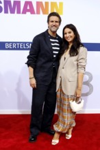 Tom Beck and Chryssanthi Kavazi arriving at the Bertelsmann Summer Party 2025 at the Bertelsmann