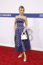 Silvie Meis arriving at the Bertelsmann Summer Party 2025 at the Bertelsmann Representative Office