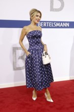 Silvie Meis arriving at the Bertelsmann Summer Party 2025 at the Bertelsmann Representative Office