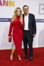 Katja Burkhard and' Hans Mahr arriving at the Bertelsmann Summer Party 2025 at the Bertelsmann