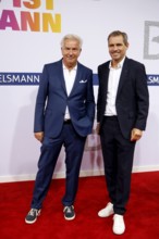 Klaus Wowereit and company arriving at the Bertelsmann Summer Party 2025 at the Bertelsmann