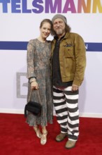 Tessa Mittelstädt and Matthias Komm arriving at the Bertelsmann Summer Party 2025 at the