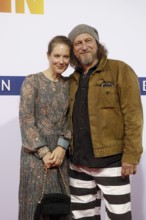 Tessa Mittelstädt and Matthias Komm arriving at the Bertelsmann Summer Party 2025 at the