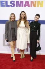 Ania Niedieck, Kaja Schmidt-Tychsen and Tatjana Clasing arriving at the Bertelsmann Summer Party