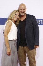 Detlev and Nicole Stevens arriving at the Bertelsmann Summer Party 2025 at the Bertelsmann