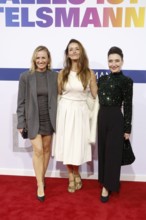 Ania Niedieck, Kaja Schmidt-Tychsen and Tatjana Clasing arriving at the Bertelsmann Summer Party