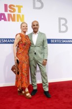 Andrea Maria Waden and Stefan Dohler arriving at the Bertelsmann Summer Party 2025 at the