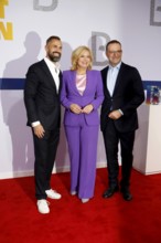Daniel Funke, Julia Klöckner and Jens Spahn arriving at the Bertelsmann Summer Party 2025 at the