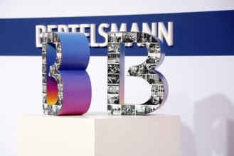 Logo at the Bertelsmann Summer Party 2025 at the Bertelsmann Representative Office in Berlin on 11